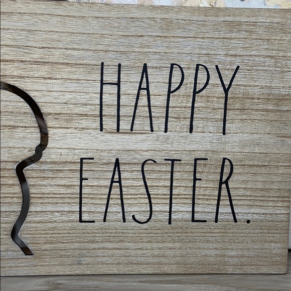 RAE DUNN Happy Easter Cutout Sign Wall Plaque - Picture 4 of 9